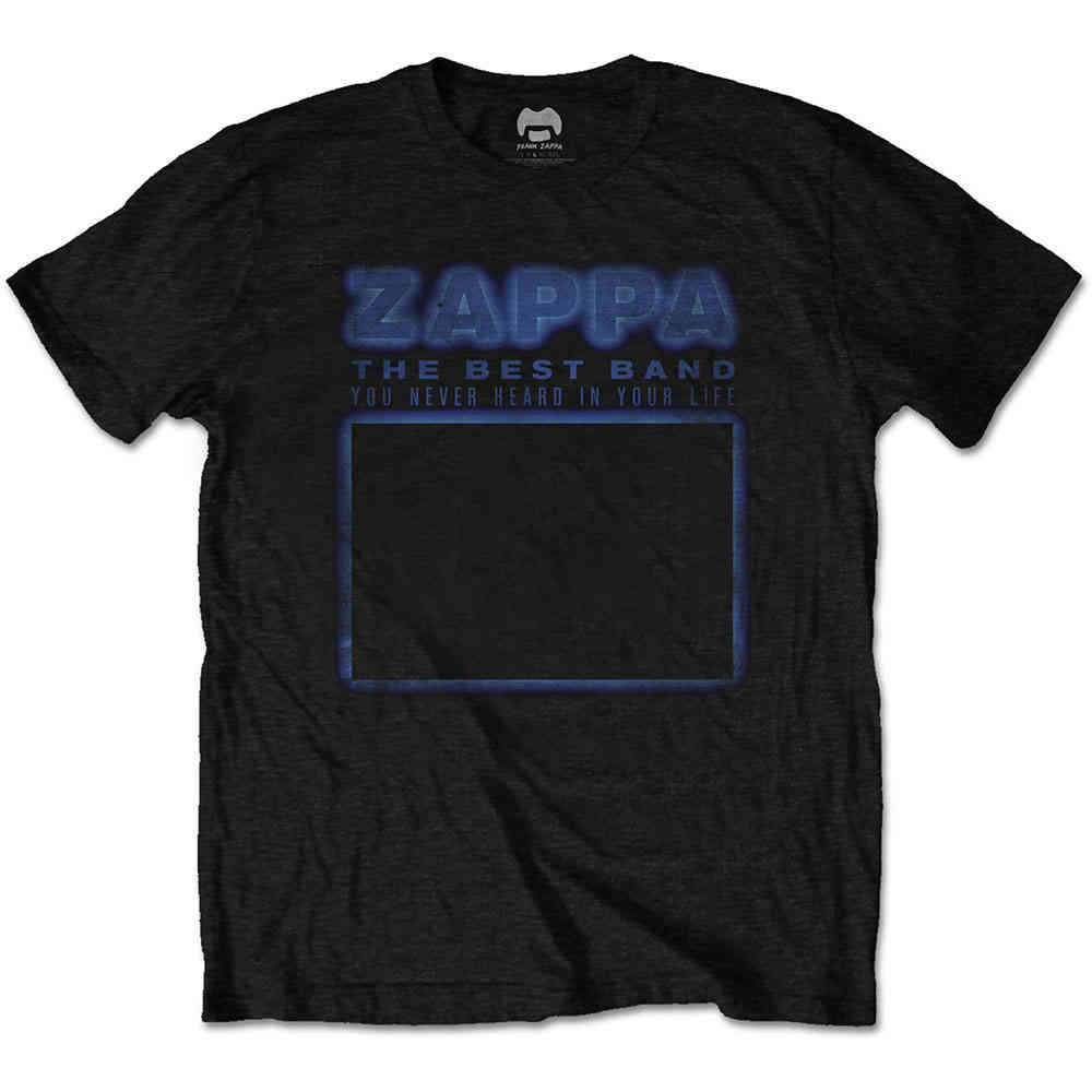 Frank Zappa - Never Heard Heren Tshirt - Zwart